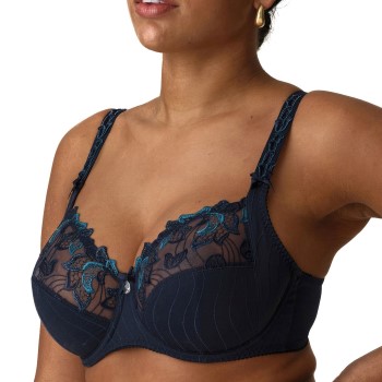 PrimaDonna Bh Deauville Wire Bra Marine mønster E 80 Dame