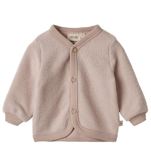 Se Wheat Cardigan - Uldfleece - Kari - Dry Rose ved KidsWorld