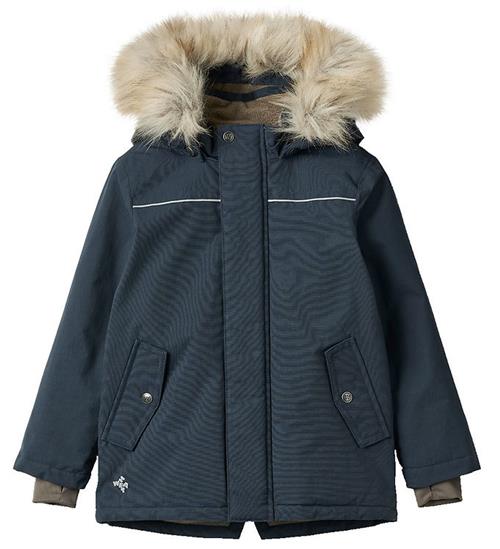 Se Wheat Vinterjakke - Kasper Tech - Dark Blue ved KidsWorld