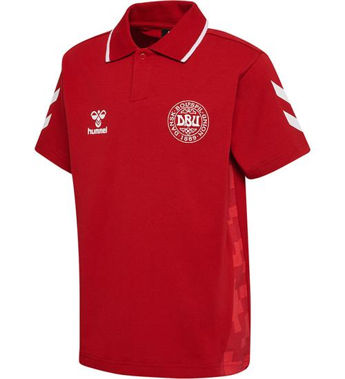 Hummel Hummel T-shirt - DBU Gameday Polo - Chili Pepper