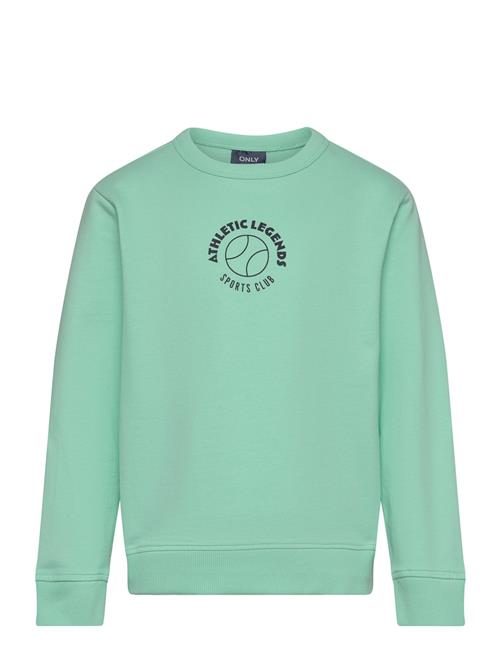 Se Kids Only Kobbasim L/S O-Neck Ub Swt Kids Only Green ved Booztlet