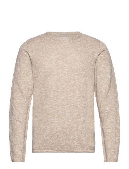 Jack & Jones Jjelinen Knit Crew Neck Sn Jack & J S Cream