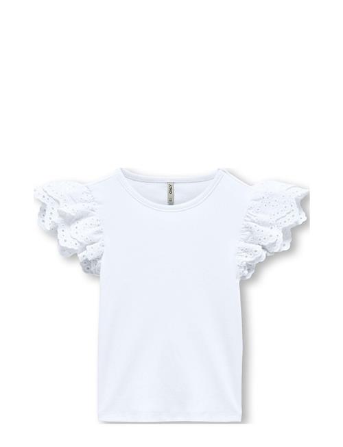 Se Kids Only Kmgzenia S/L Detail Top Jrs Kids Only White ved Booztlet