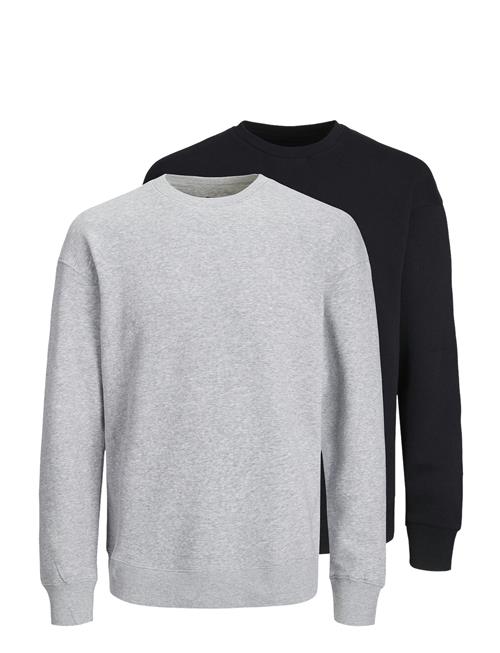 Se Jack & Jones Jjebradley Sweat Crew 2Pk Mp Jack & J S Grey ved Booztlet