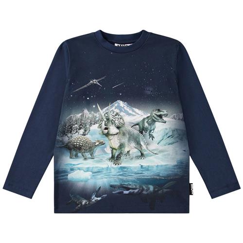 Molo GOTS Reif Langærmet T-shirt Goal Blue | Marine blå | 110 cm