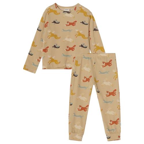 Kuling GOTS Nora Mønstret Pyjamas Madelen Möllard | Beige | 86/92 cm