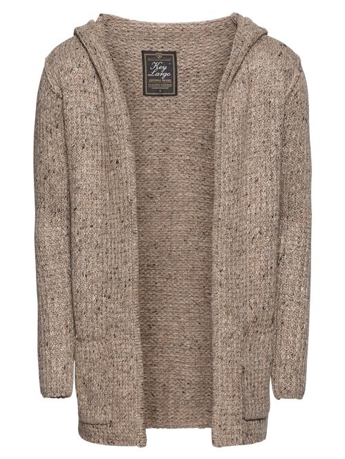 Se Key Largo Cardigan  brun-meleret / sort ved About You