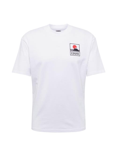 EDWIN Bluser & t-shirts 'Sunset On Mt Fuji TS'  hvid