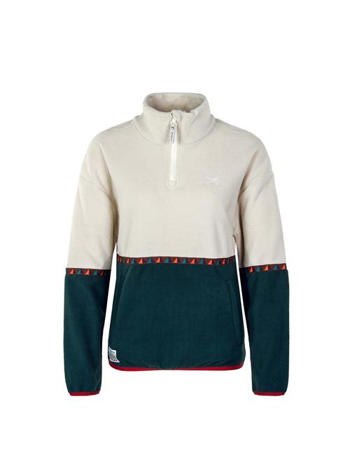 Iriedaily Pullover 'Holina'  grøn / rød / offwhite