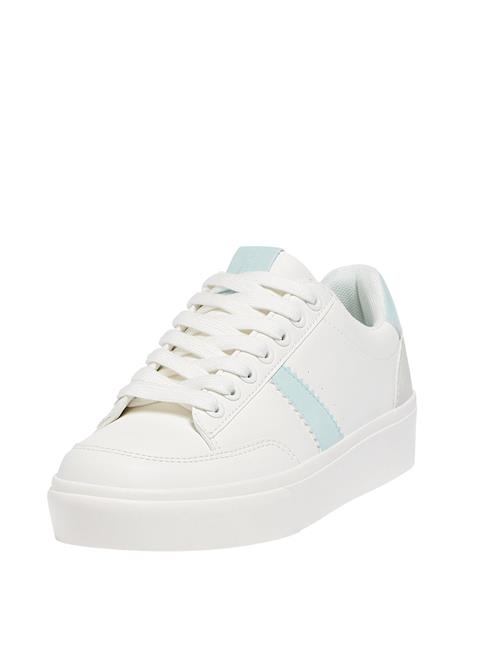 Pull&Bear Sneaker low  lyseblå / grå / hvid