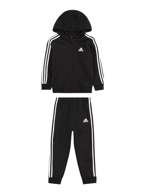 ADIDAS SPORTSWEAR Træningsdragt 'Essentials '  sort / hvid