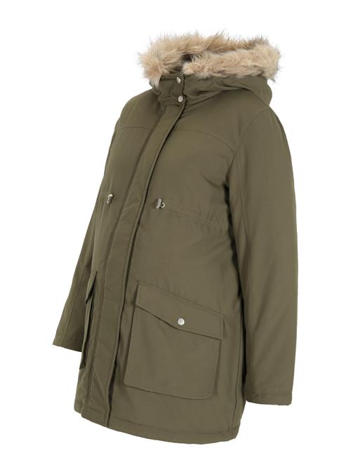 Only Maternity Vinterparka 'LUCIA'  oliven