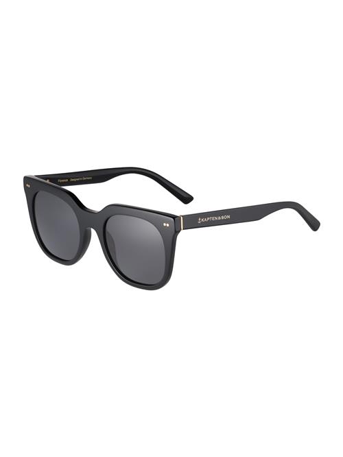 Kapten & Son Solbriller 'Florence All Black'  sort