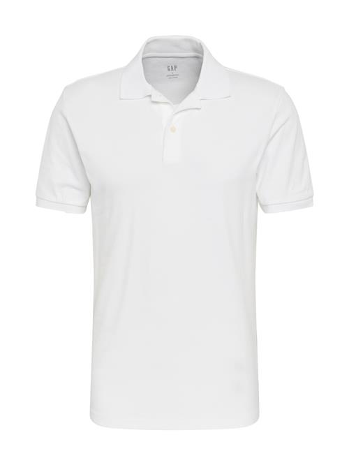 GAP Bluser & t-shirts 'V-SOLID PIQUE POLO'  hvid