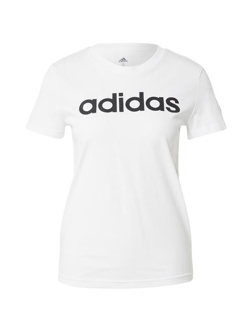 ADIDAS SPORTSWEAR Funktionsbluse 'Essentials  Logo'  sort / hvid