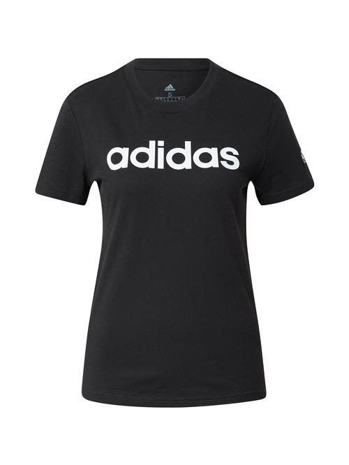 Se ADIDAS SPORTSWEAR Funktionsbluse 'Essentials  Logo'  sort / hvid ved About You