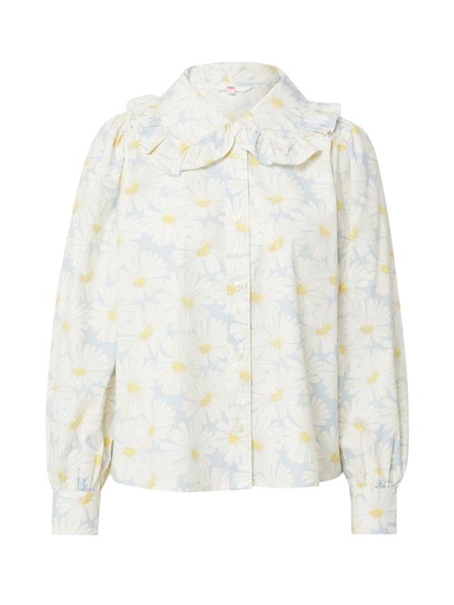 Se LEVI'S ® Bluse 'Karina Collar Blouse'  lyseblå / gul / hvid ved About You