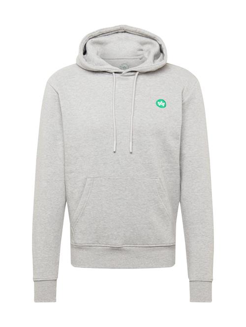 Kronstadt Sweatshirt  grå-meleret / grøn / hvid