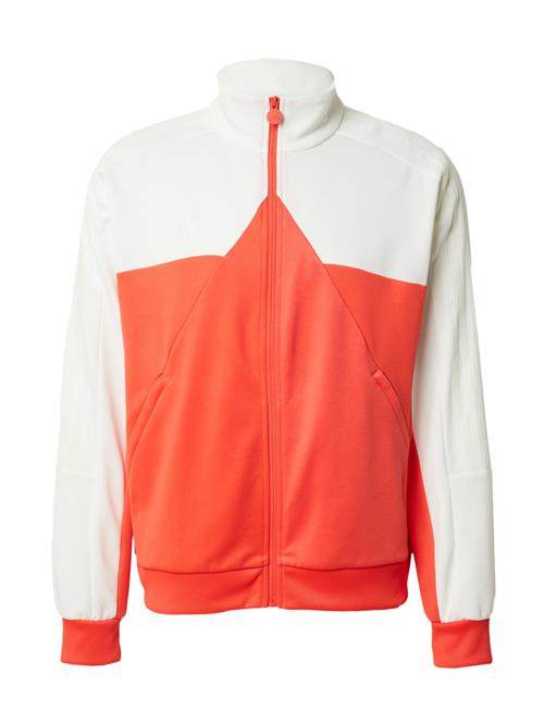 ADIDAS SPORTSWEAR Sportssweatjakke 'Tiro'  mørkeorange / offwhite