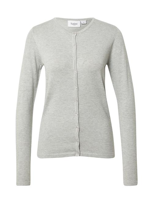 Se SAINT TROPEZ Cardigan 'Mila'  lysegrå ved About You