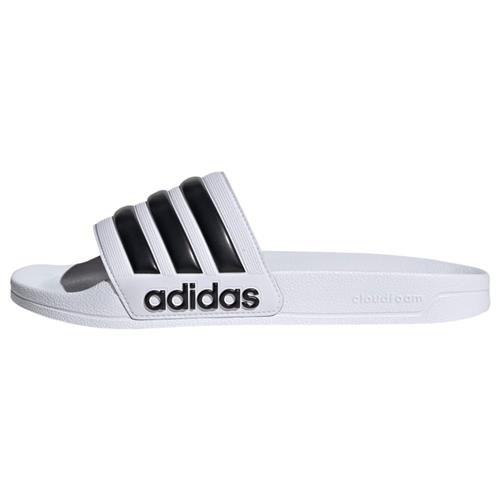 ADIDAS ORIGINALS Pantoletter 'Adilette'  sort / hvid