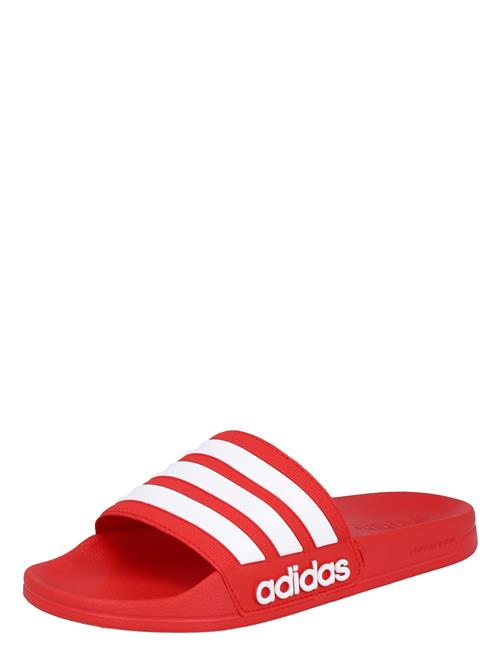 ADIDAS ORIGINALS Pantoletter 'Adilette'  rød / hvid
