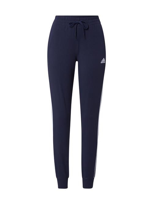 Se ADIDAS SPORTSWEAR Sportsbukser 'Essentials'  navy / hvid ved About You