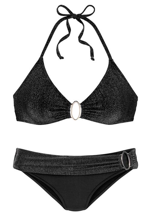 JETTE Bikini  sort / sølv