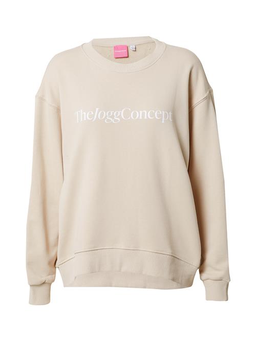 Se The Jogg Concept Sweatshirt  beige / hvid ved About You