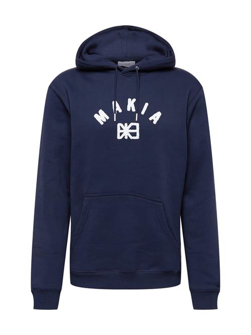 MAKIA Sweatshirt  mørkeblå / hvid