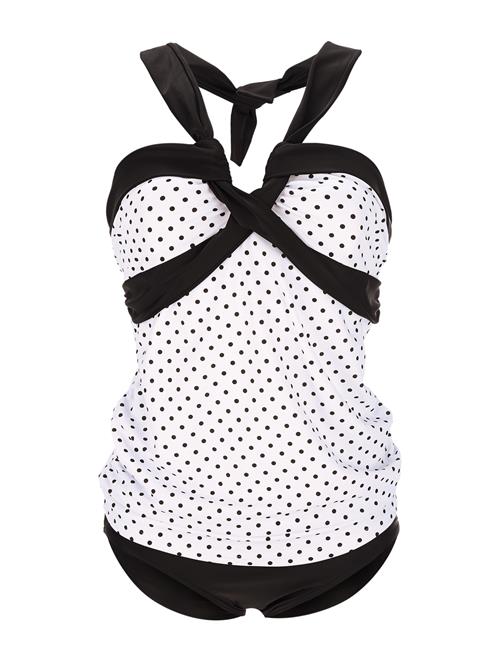 petit amour Tankini 'AMELIE'  sort / hvid