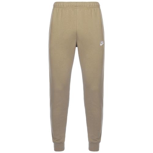 Nike Sportswear Bukser 'Club Fleece'  mørkebeige / hvid