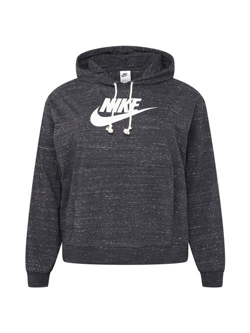 Nike Sportswear Sweatshirt  sort-meleret / hvid