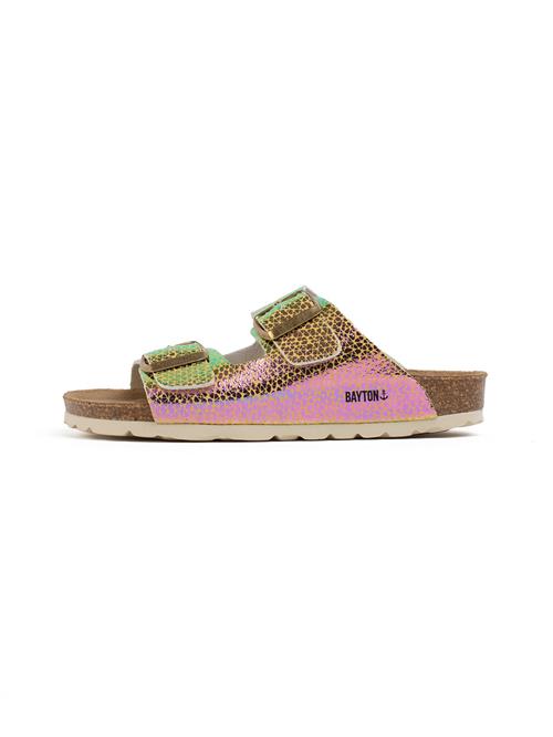 Se Bayton Sandaler 'Atlas'  brun / guld / pink / hvid ved About You