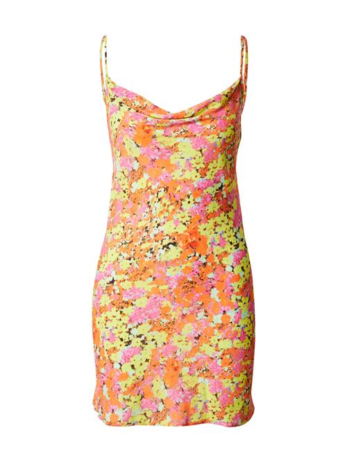 Nasty Gal Sommerkjole  gul / grøn / orange / pink