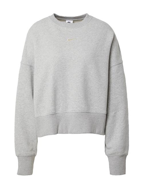 Se Nike Sportswear Sweatshirt 'Phoenix Fleece'  ecru / grå-meleret ved About You