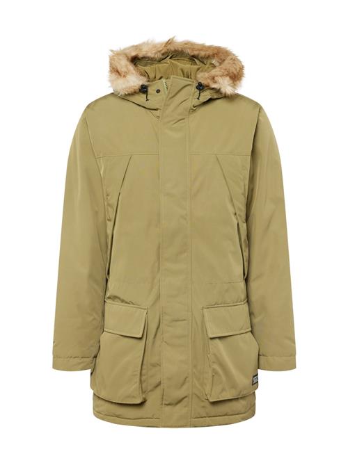 LEVI'S ® Vinterparka 'Prescott Thrmr Lng Parka'  lysebrun / oliven