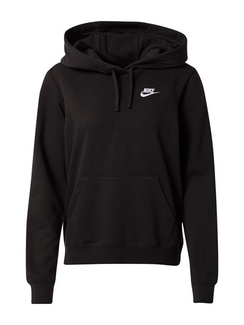 Nike Sportswear Sweatshirt 'Club Fleece'  sort / hvid