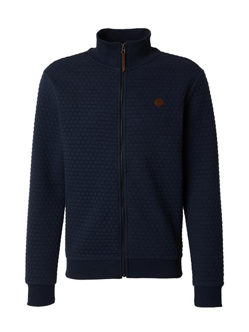 INDICODE JEANS Sweatjakke 'Bermie'  navy / karamel