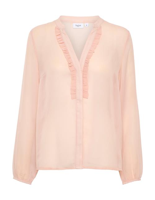 Se SAINT TROPEZ Bluse 'Valerie'  fersken ved About You