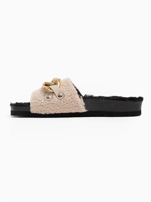 Bayton Pantoletter 'Dolomites'  beige / guld