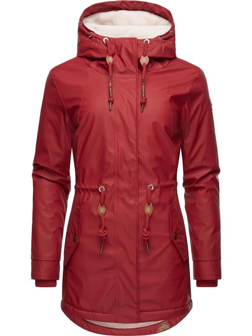 Ragwear Funktionsjakke 'Monadis Rainy'  brun / rubinrød
