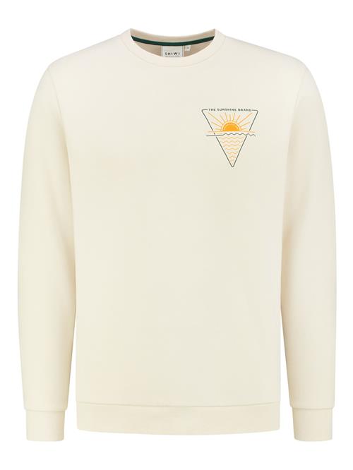 Shiwi Sweatshirt  gul / mørkegrøn / naturhvid