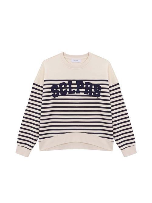 Scalpers Sweatshirt  beige / navy