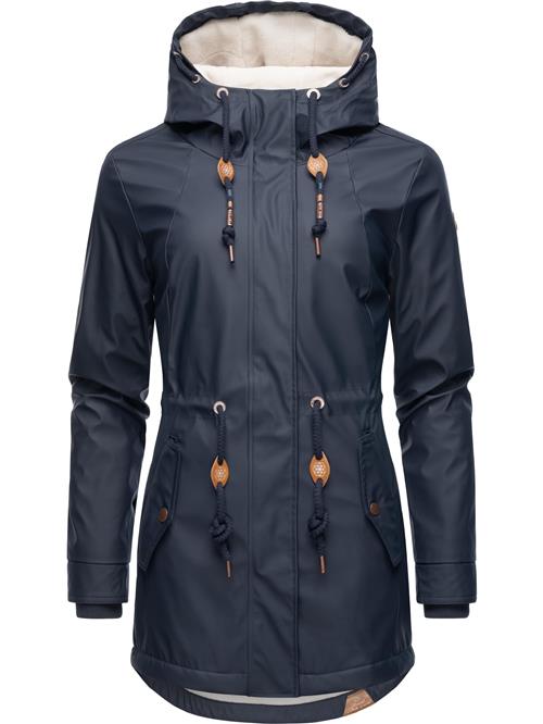 Ragwear Funktionsjakke 'Monadis Rainy'  navy / brun / hvid