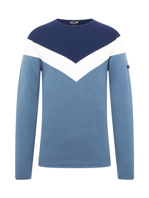 Key Largo Pullover 'RÜDIGER'  navy / dueblå / hvid