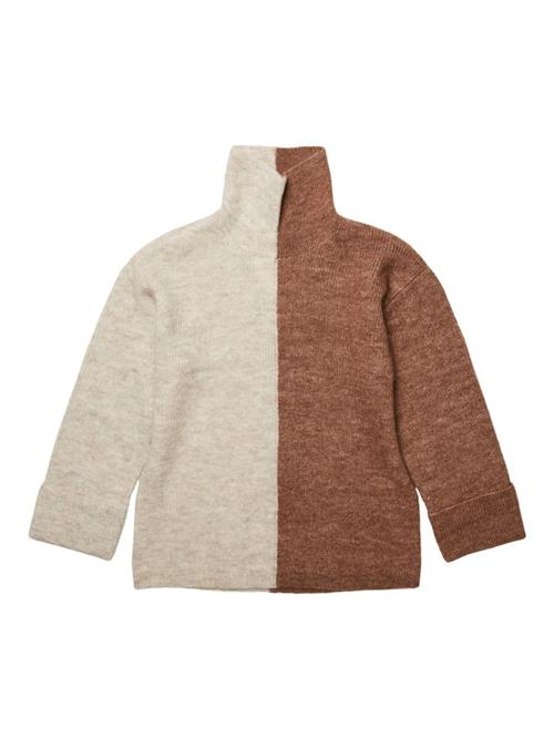 Se Vero Moda Girl Pullover  beige-meleret / brun-meleret ved About You