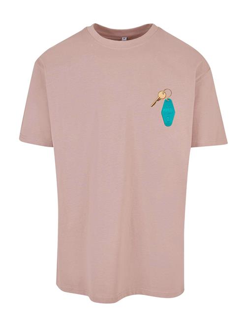 MT Upscale Bluser & t-shirts 'California Motel'  lysebeige / jade / græsgrøn / gammelrosa