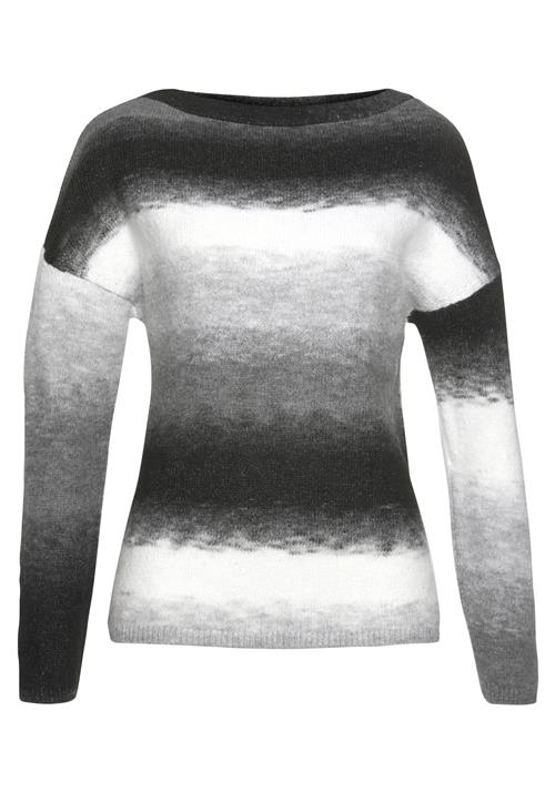 VIVANCE Pullover  grå-meleret / sort / hvid