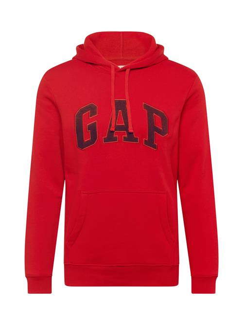 GAP Sweatshirt  rød / sort